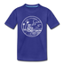 California Toddler T-Shirt - State Design California Toddler Tee - royal blue