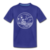 California Toddler T-Shirt - State Design California Toddler Tee - royal blue