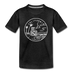 California Toddler T-Shirt - State Design California Toddler Tee - charcoal gray