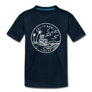 California Toddler T-Shirt - State Design California Toddler Tee - deep navy