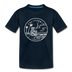 California Toddler T-Shirt - State Design California Toddler Tee - deep navy