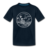 California Toddler T-Shirt - State Design California Toddler Tee - deep navy