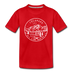 Colorado Toddler T-Shirt - State Design Colorado Toddler Tee - red