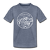 Colorado Toddler T-Shirt - State Design Colorado Toddler Tee - heather blue