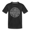 Delaware Toddler T-Shirt - State Design Delaware Toddler Tee - black