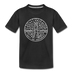Delaware Toddler T-Shirt - State Design Delaware Toddler Tee - black