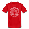 Delaware Toddler T-Shirt - State Design Delaware Toddler Tee - red