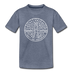 Delaware Toddler T-Shirt - State Design Delaware Toddler Tee - heather blue