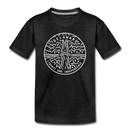 Delaware Toddler T-Shirt - State Design Delaware Toddler Tee - charcoal gray