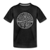 Delaware Toddler T-Shirt - State Design Delaware Toddler Tee - charcoal gray