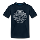 Delaware Toddler T-Shirt - State Design Delaware Toddler Tee - deep navy