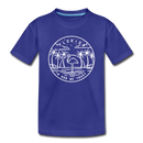 Florida Toddler T-Shirt - State Design Florida Toddler Tee - royal blue