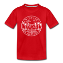Florida Toddler T-Shirt - State Design Florida Toddler Tee - red