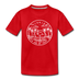 Florida Toddler T-Shirt - State Design Florida Toddler Tee - red