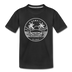 Hawaii Toddler T-Shirt - State Design Hawaii Toddler Tee - black