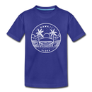 Hawaii Toddler T-Shirt - State Design Hawaii Toddler Tee - royal blue