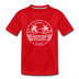 Hawaii Toddler T-Shirt - State Design Hawaii Toddler Tee - red