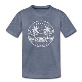 Hawaii Toddler T-Shirt - State Design Hawaii Toddler Tee