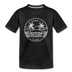 Hawaii Toddler T-Shirt - State Design Hawaii Toddler Tee - charcoal gray