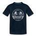 Hawaii Toddler T-Shirt - State Design Hawaii Toddler Tee - deep navy