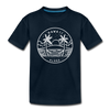 Hawaii Toddler T-Shirt - State Design Hawaii Toddler Tee - deep navy