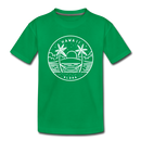Hawaii Toddler T-Shirt - State Design Hawaii Toddler Tee - kelly green