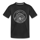 Connecticut Toddler T-Shirt - State Design Connecticut Toddler Tee - black