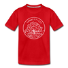 Connecticut Toddler T-Shirt - State Design Connecticut Toddler Tee - red