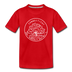 Connecticut Toddler T-Shirt - State Design Connecticut Toddler Tee - red
