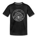 Connecticut Toddler T-Shirt - State Design Connecticut Toddler Tee - charcoal gray