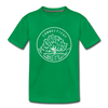 Connecticut Toddler T-Shirt - State Design Connecticut Toddler Tee - kelly green