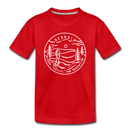 Georgia Toddler T-Shirt - State Design Georgia Toddler Tee - red
