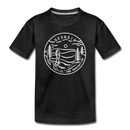 Georgia Toddler T-Shirt - State Design Georgia Toddler Tee - charcoal gray