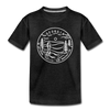 Georgia Toddler T-Shirt - State Design Georgia Toddler Tee - charcoal gray