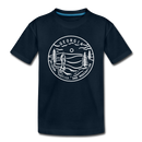 Georgia Toddler T-Shirt - State Design Georgia Toddler Tee - deep navy