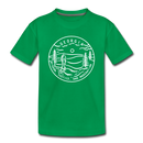 Georgia Toddler T-Shirt - State Design Georgia Toddler Tee - kelly green