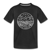 Idaho Toddler T-Shirt - State Design Idaho Toddler Tee - black