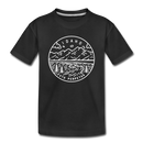 Idaho Toddler T-Shirt - State Design Idaho Toddler Tee - black