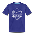 Idaho Toddler T-Shirt - State Design Idaho Toddler Tee - royal blue