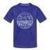 Idaho Toddler T-Shirt - State Design Idaho Toddler Tee - royal blue