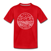 Idaho Toddler T-Shirt - State Design Idaho Toddler Tee - red