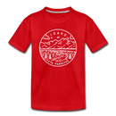 Idaho Toddler T-Shirt - State Design Idaho Toddler Tee - red