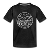 Idaho Toddler T-Shirt - State Design Idaho Toddler Tee - charcoal gray