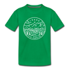 Idaho Toddler T-Shirt - State Design Idaho Toddler Tee - kelly green