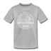 Iowa Toddler T-Shirt - State Design Iowa Toddler Tee - heather gray