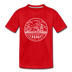 Iowa Toddler T-Shirt - State Design Iowa Toddler Tee - red
