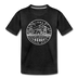 Iowa Toddler T-Shirt - State Design Iowa Toddler Tee - charcoal gray