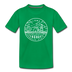 Iowa Toddler T-Shirt - State Design Iowa Toddler Tee - kelly green