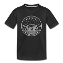 Kentucky Toddler T-Shirt - State Design Kentucky Toddler Tee - black