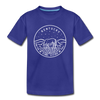 Kentucky Toddler T-Shirt - State Design Kentucky Toddler Tee - royal blue